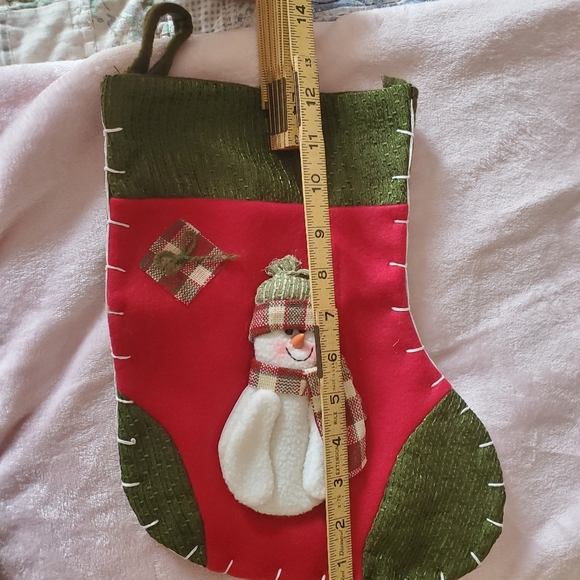 Snowman 3D Christmas Stocking - Picture 8 of 8
